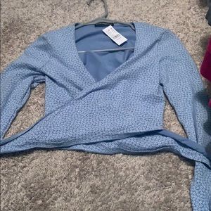 BNWT Brandy Melville wrap top